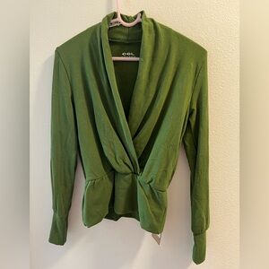 OGL Forest Green Crossover long sleeve.